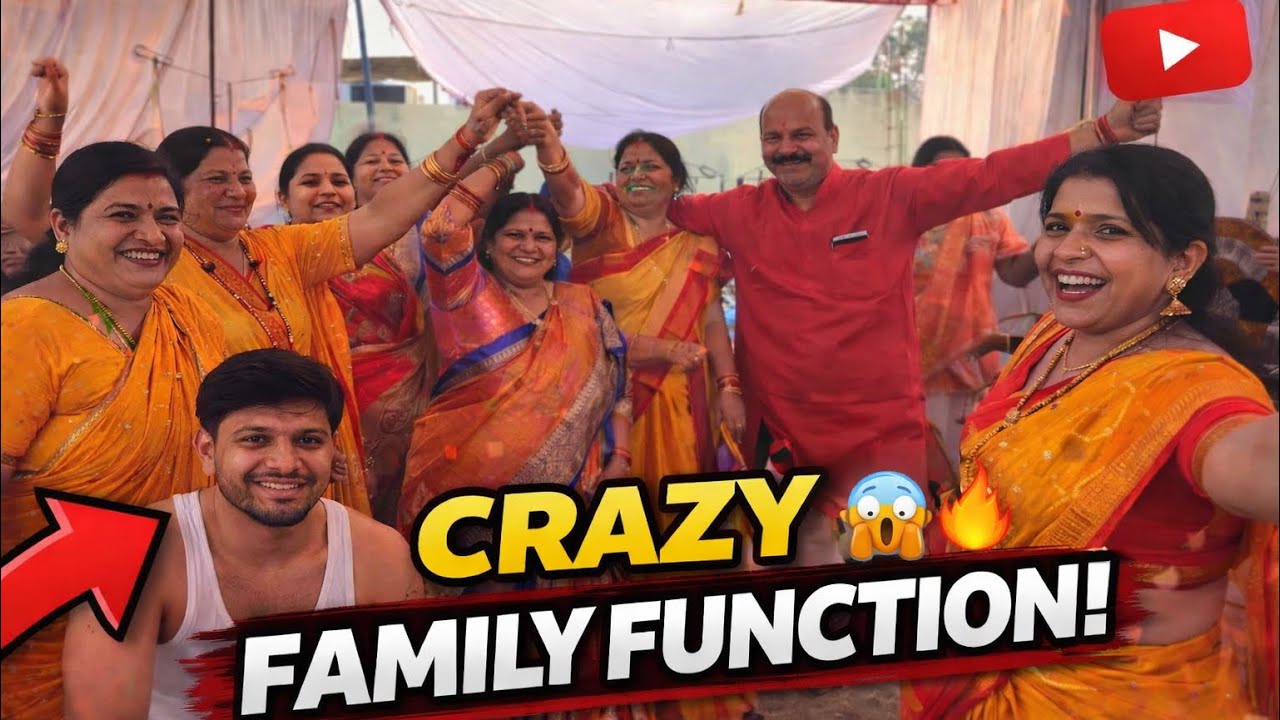 Crazy Family Function 😱🔥 | Haldi Ceremony Full Masti | Family Vlog