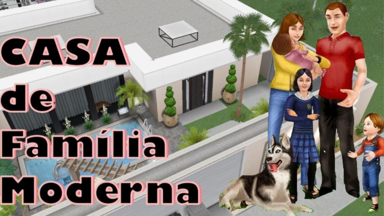 TOUR CASA DE FAMÍLIA MODERNA | THE SIMS FREE PLAY