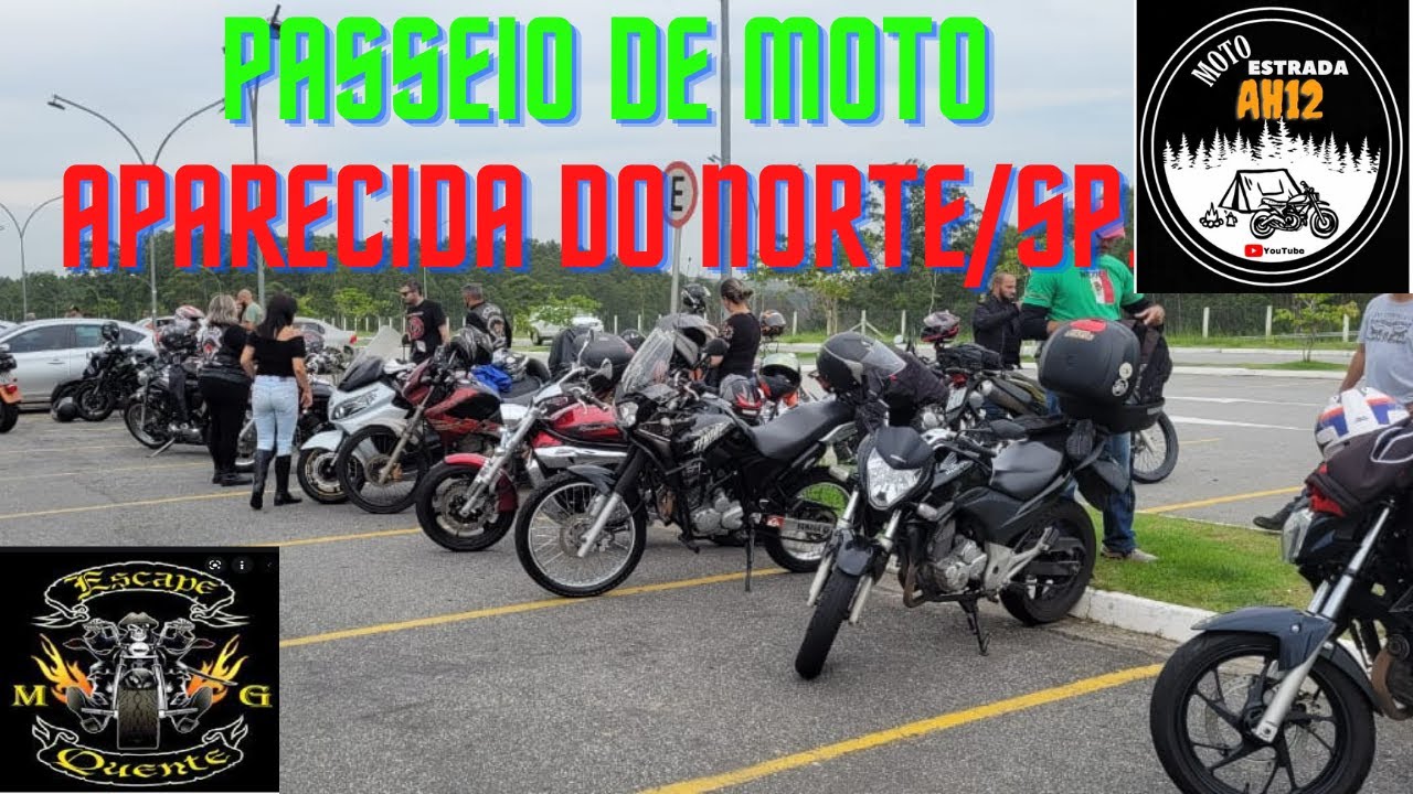 Passeio de moto para Aparecida do Norte com o MG Escape quente.