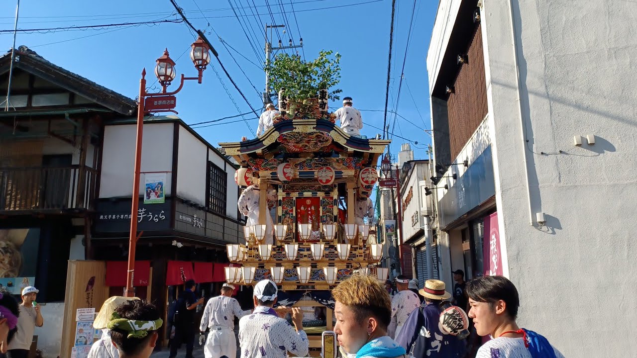 【令和七年 秩父川瀬祭】東町屋台番場通り曳行