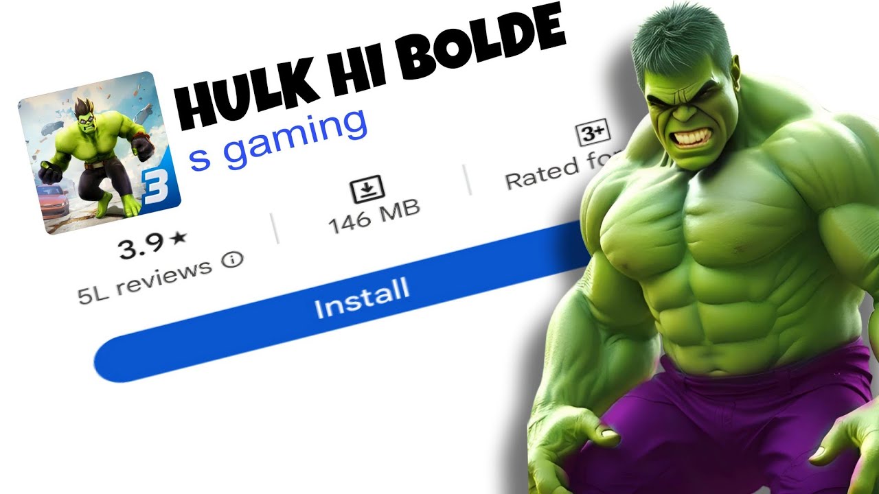 I FOUND THE BEST HULK GAME EVER 😁 || #gaming