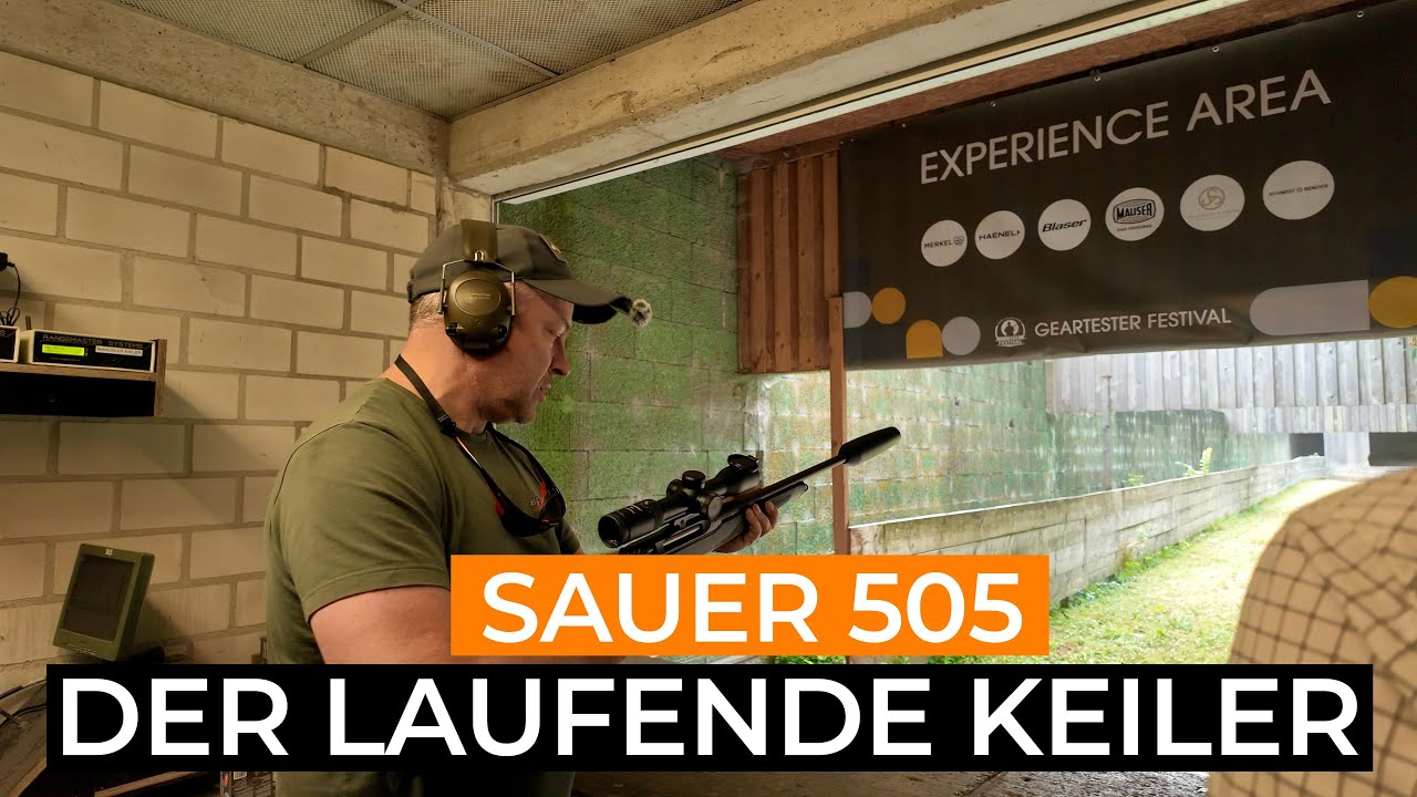 Geartester Festival 2025: Sauer S505 im Praxistest auf den laufenden Keiler