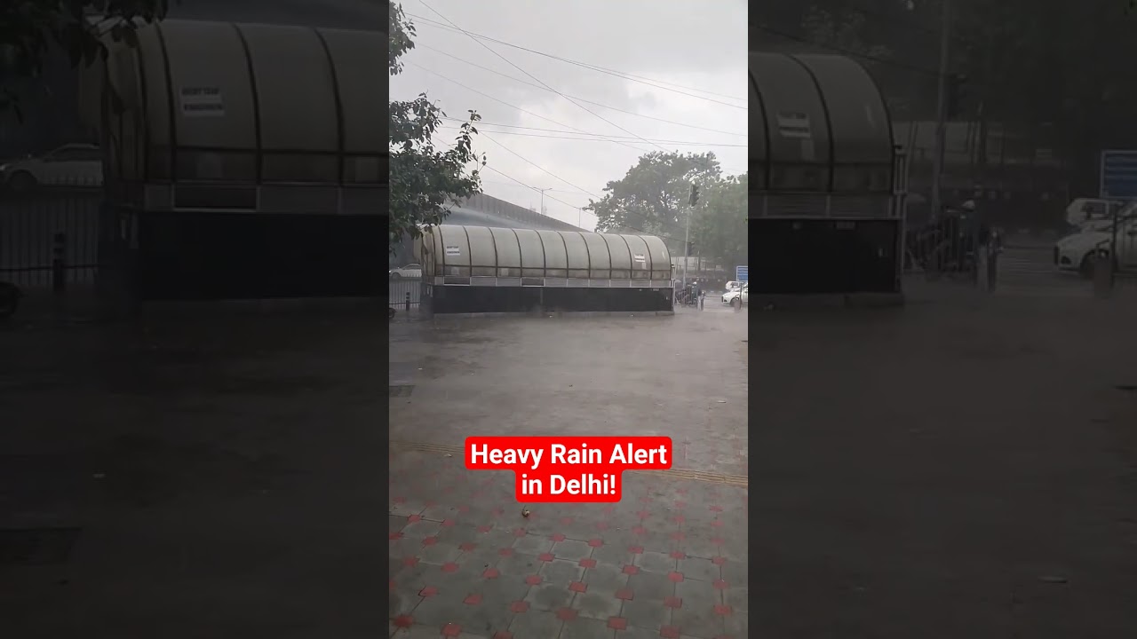 Delhi's Heavy Rain Alert #NationAsks #Delhi #DelhiRain #DelhiRainAlert #DelhiWeather #Rain #Shorts