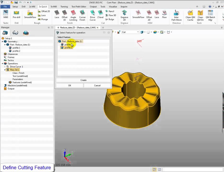 ZW3D CAM 3X - Flow 3D