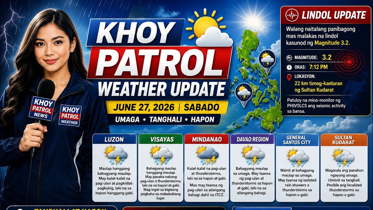 🌤️ KHOY PATROL WEATHER UPDATE 🌤️