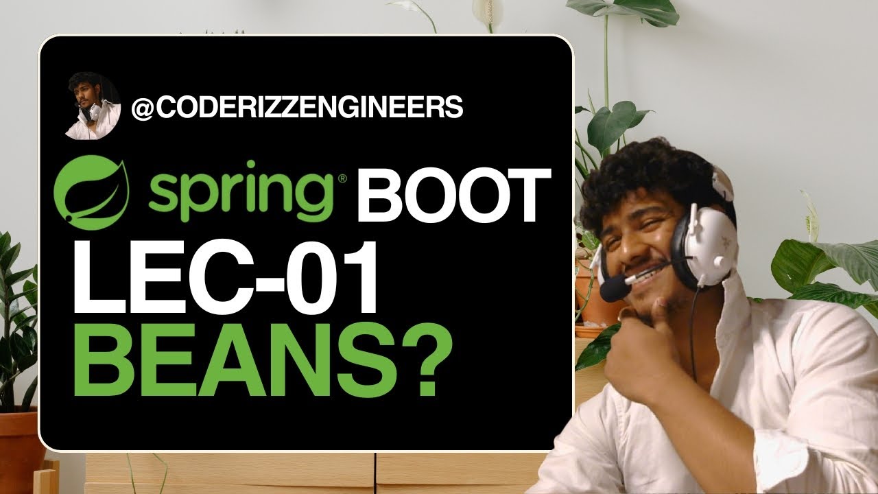 Spring Boot Lecture 1: What Are Beans & How to Use Them | Beginner’s Guide