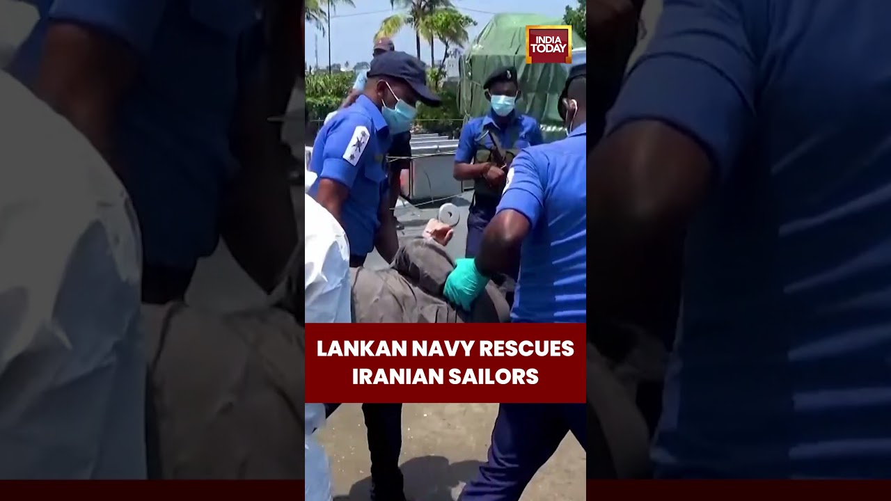 Sri Lanka Navy Rescues Iranian Sailors After US Submarine Sinks IRIS Dena | #shorts