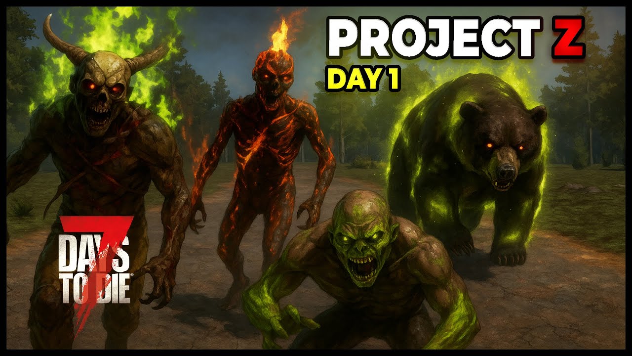 Это может быть ЛУЧШИЙ новый мод для 7 Days to Die 2.0 (PROJECT Z DAY 1)