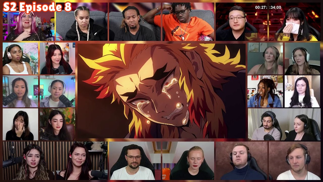 Demon Slayer: Kimetsu no Yaiba Season 2 Episode 8/1 Reaction Mashup | 鬼滅の刃