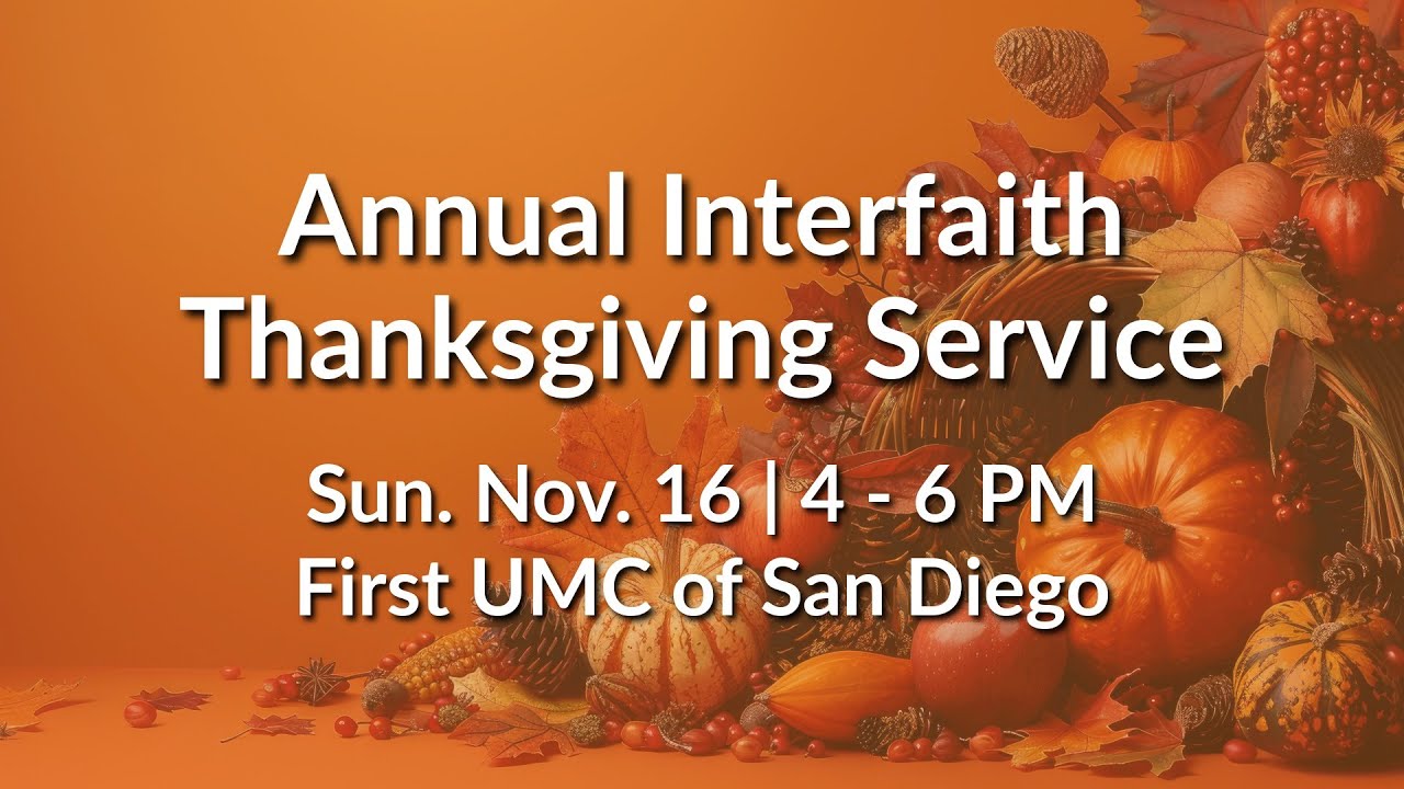 2025 Interfaith Thanksgiving Live Service