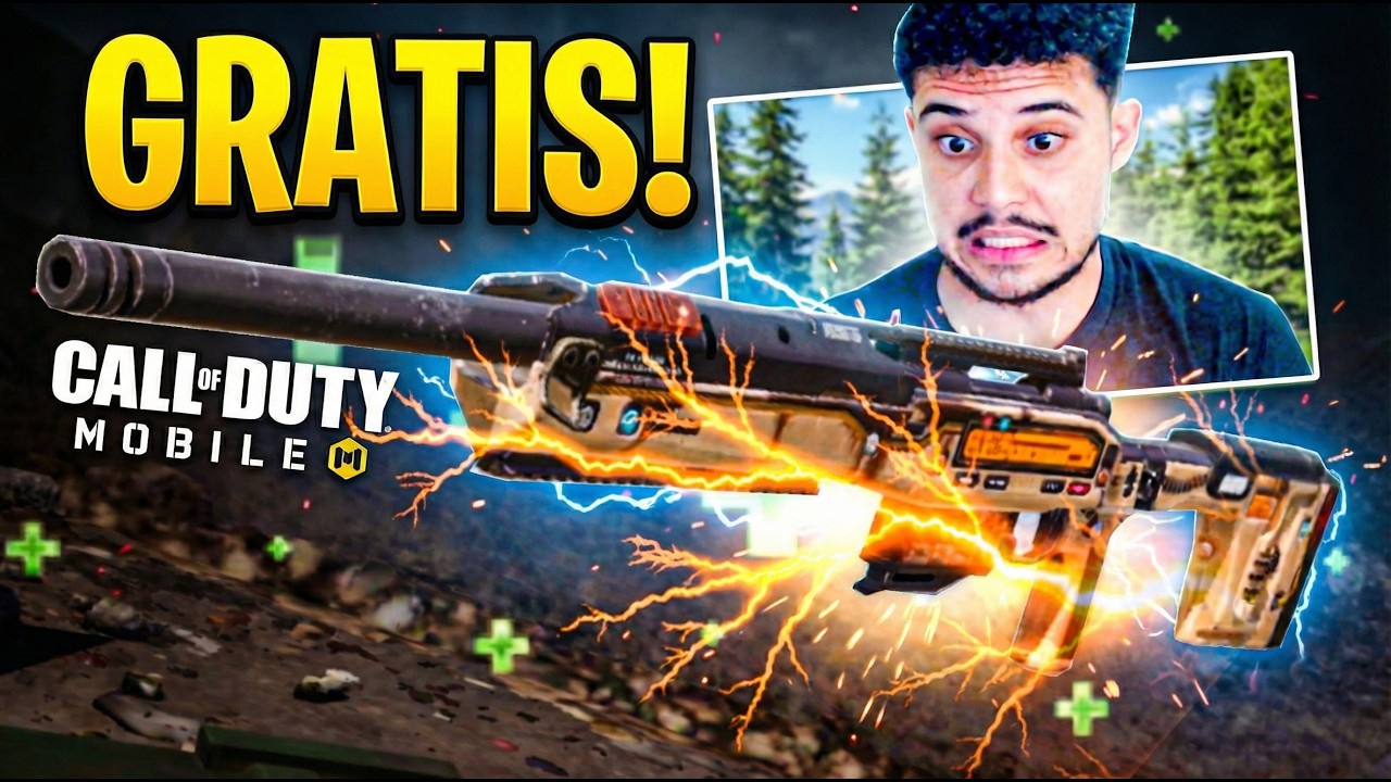 NOVA SPR208 GRATIS me SURPREENDEU no COD MOBILE...