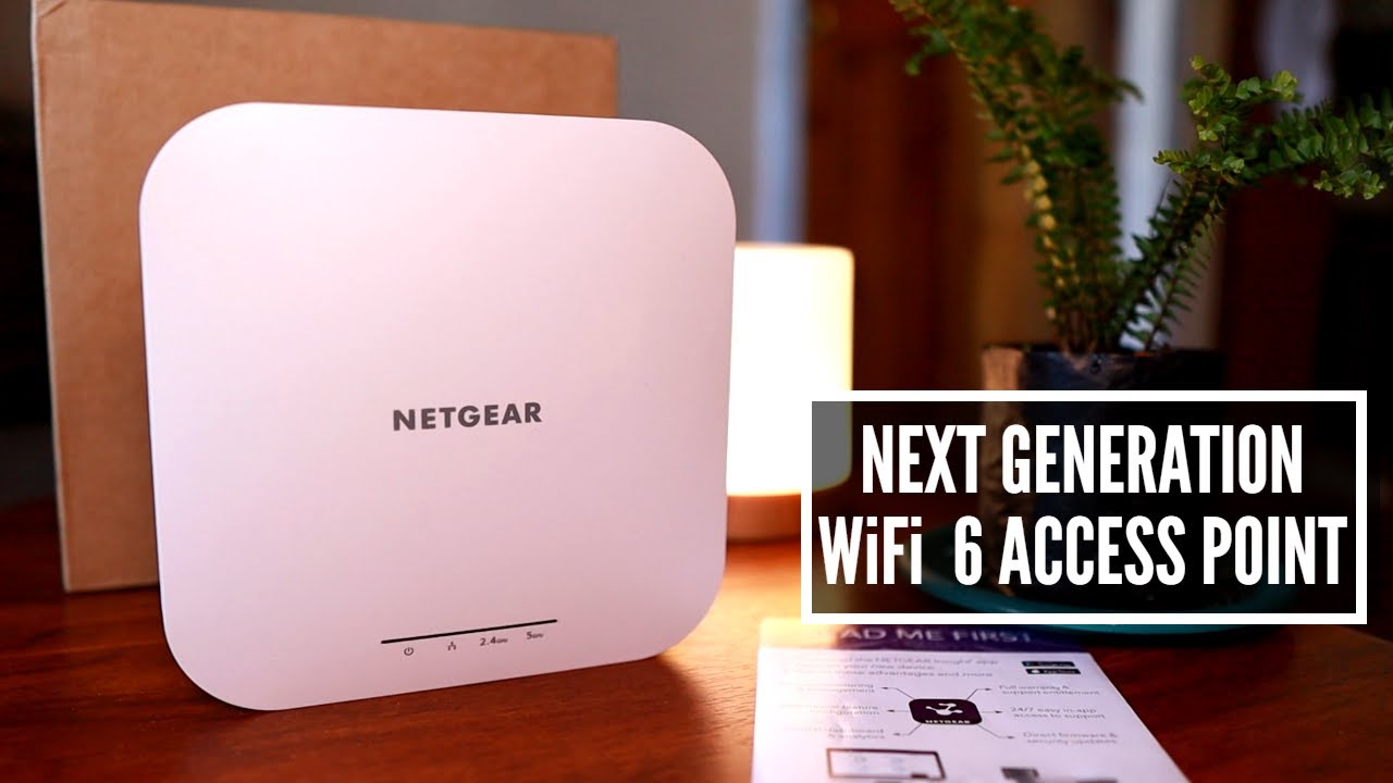Next Generation WiFi 6 Access Point NETGEAR WAX610