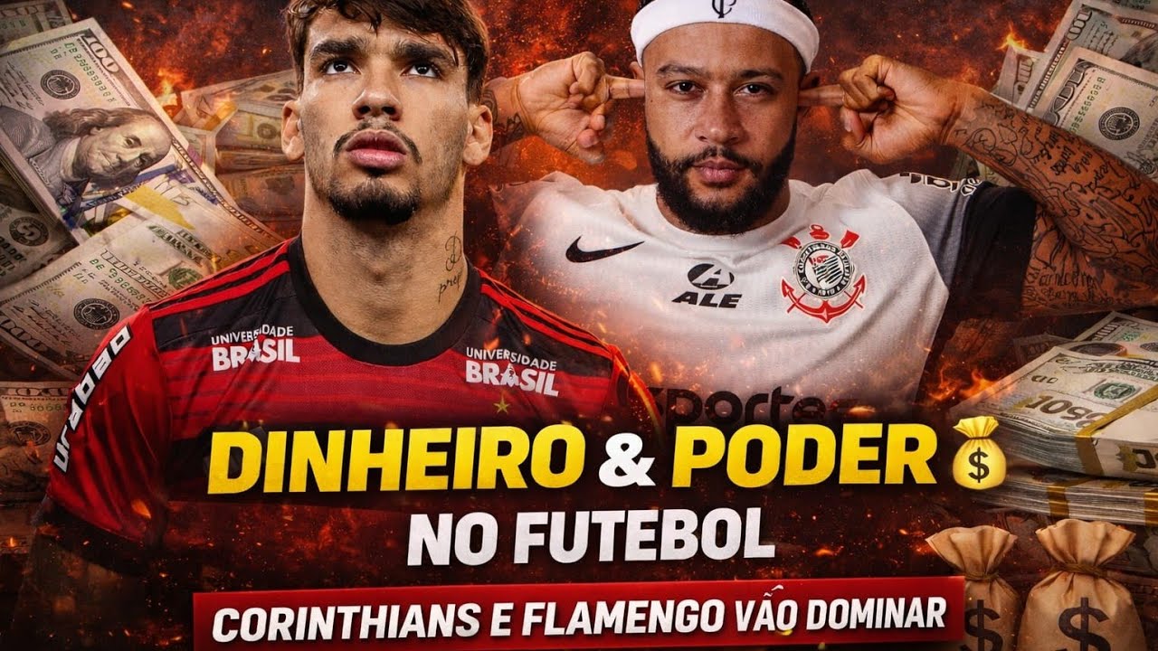 DINHEIRO, PODER E DOMÍNIO 💰🔥 COMO CORINTHIANS E FLAMENGO VÃO MANDAR NO FUTEBOL BRASILEIRO!