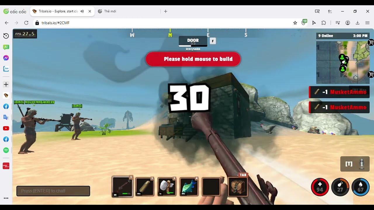 Tribals io 🎮 Raid 🪓🪓🪓 . Part 1