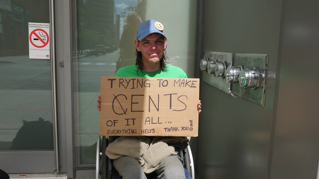 Jennifer is in a wheelchair disabled and STILL homeless in Toronto.