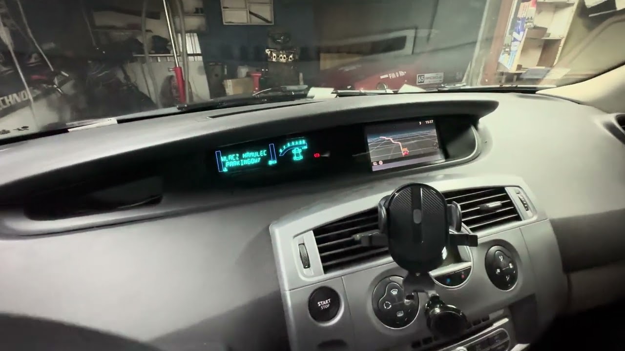 Renault Scenic 2 hamulec ręczny tryb serwisowy, odblokowanie ręcznego - trik pomocny zimą