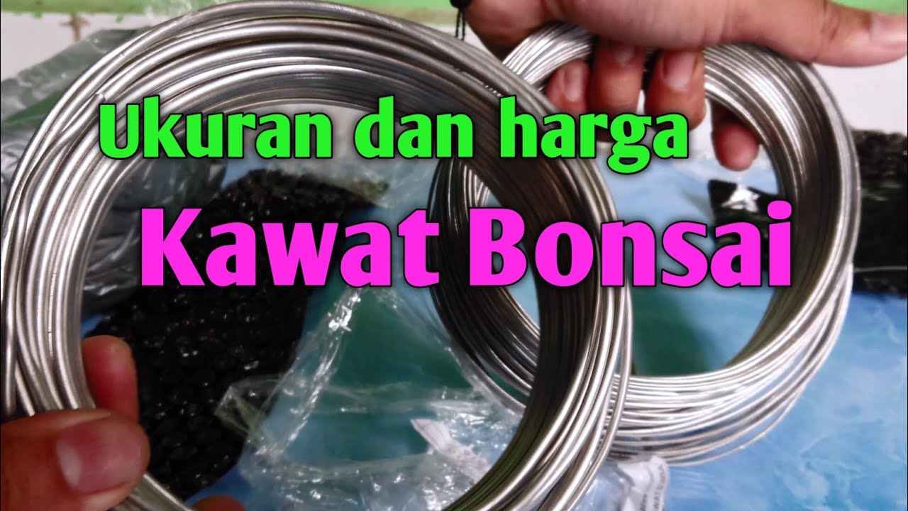 unboxing review kawat bonsai/harga kawat bonsai/ukuran kawat bonsai/jenis kawat bonsai