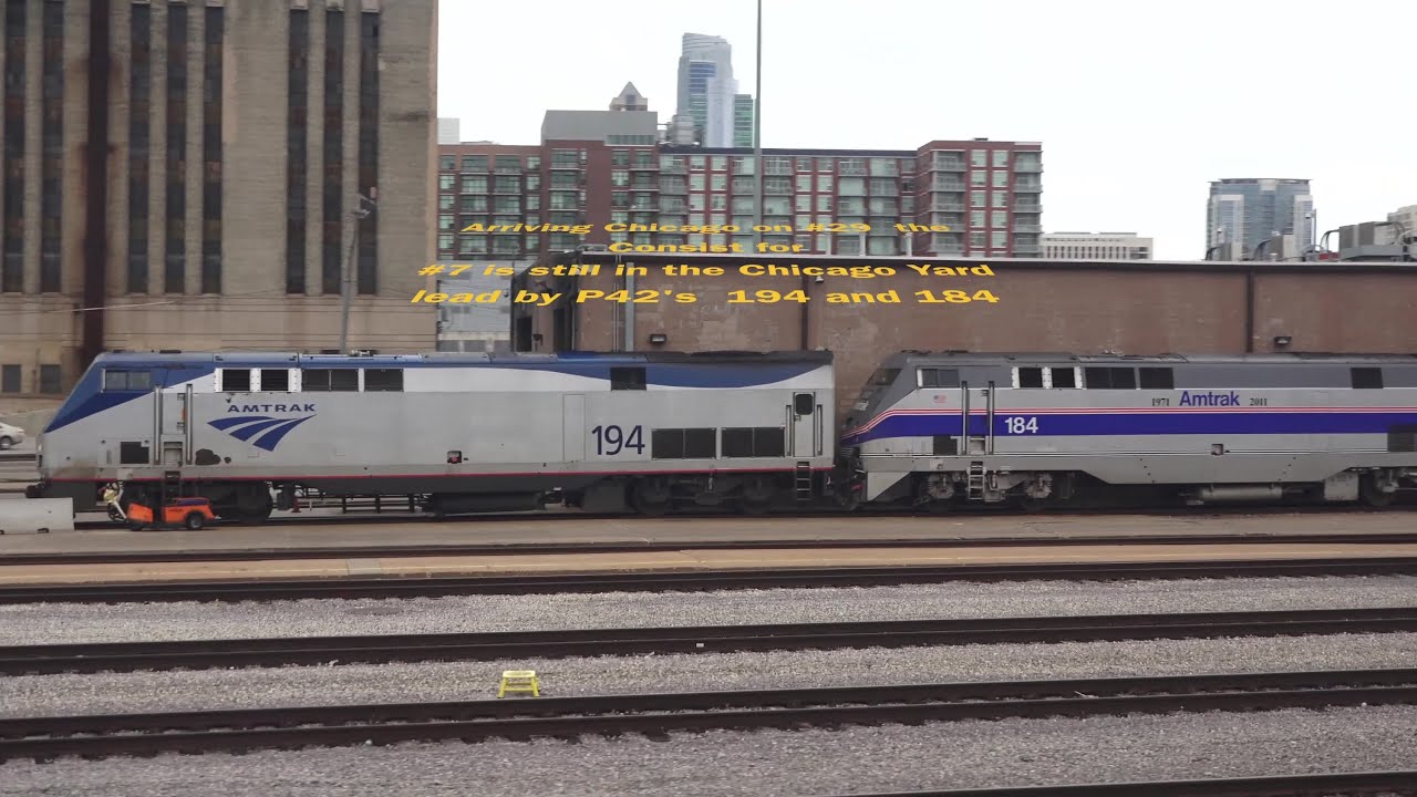 4k Amtrak Empire Builder Train #7 April 30 2014  ac Sony FDR-AX100