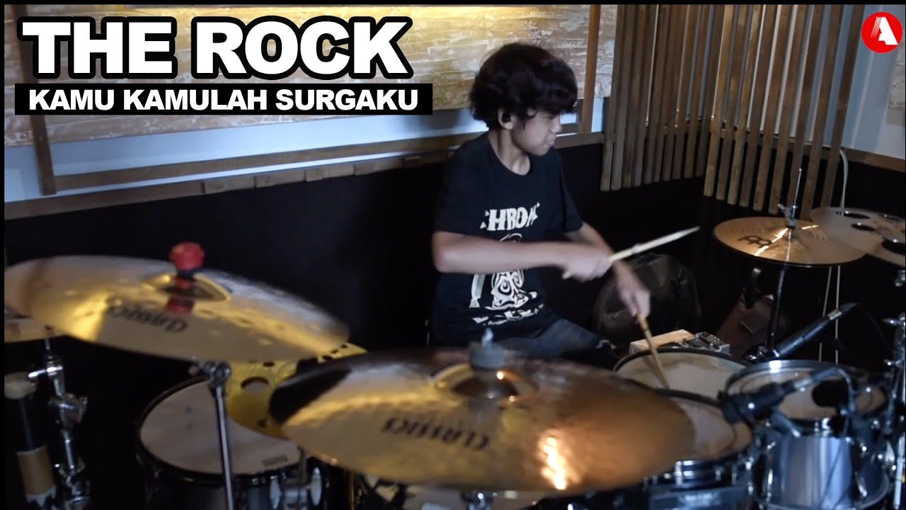 The Rock - Kamu Kamukah Surgaku || Aryaxdrum Drum Cover + HAL BARU di OEMAH DRUM CREATIVE!!??