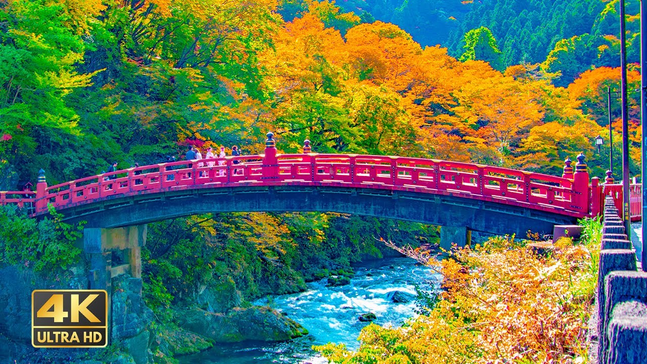 【4K HDR】青空広がる日光を散歩 Walk in Tochigi  -Nikko- 【栃木】