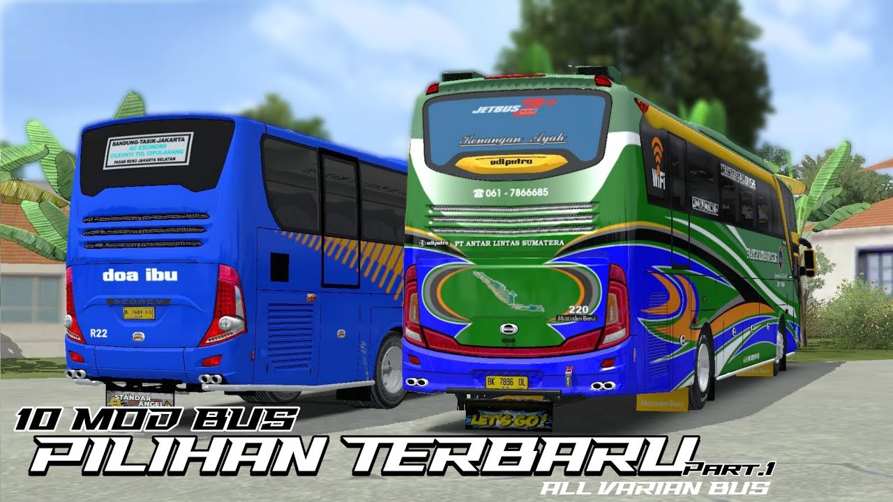 SHARE!! 10 MOD BUS BUSSID TERBARU 🔥 VOL.3