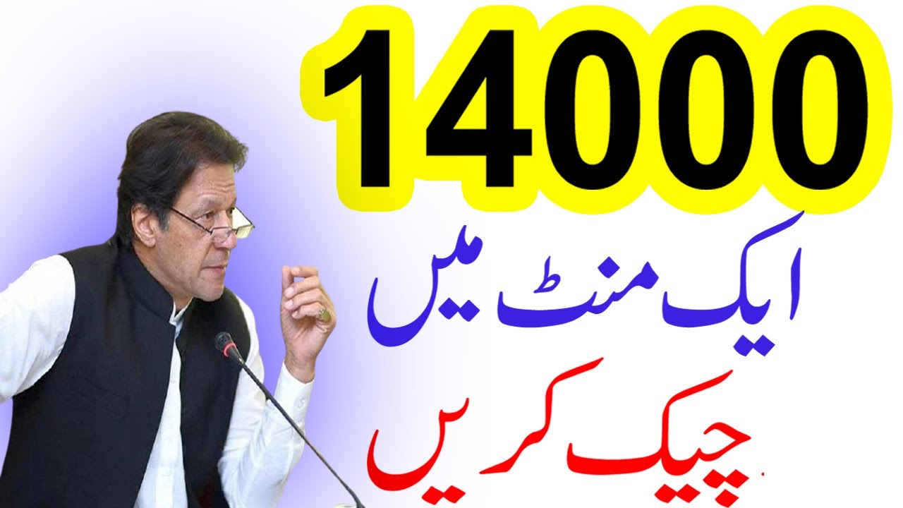 Ehsaas Program 14000 New Payment Check Online in 1 Minute | Ehsaas Progarm 14000 Online Registration