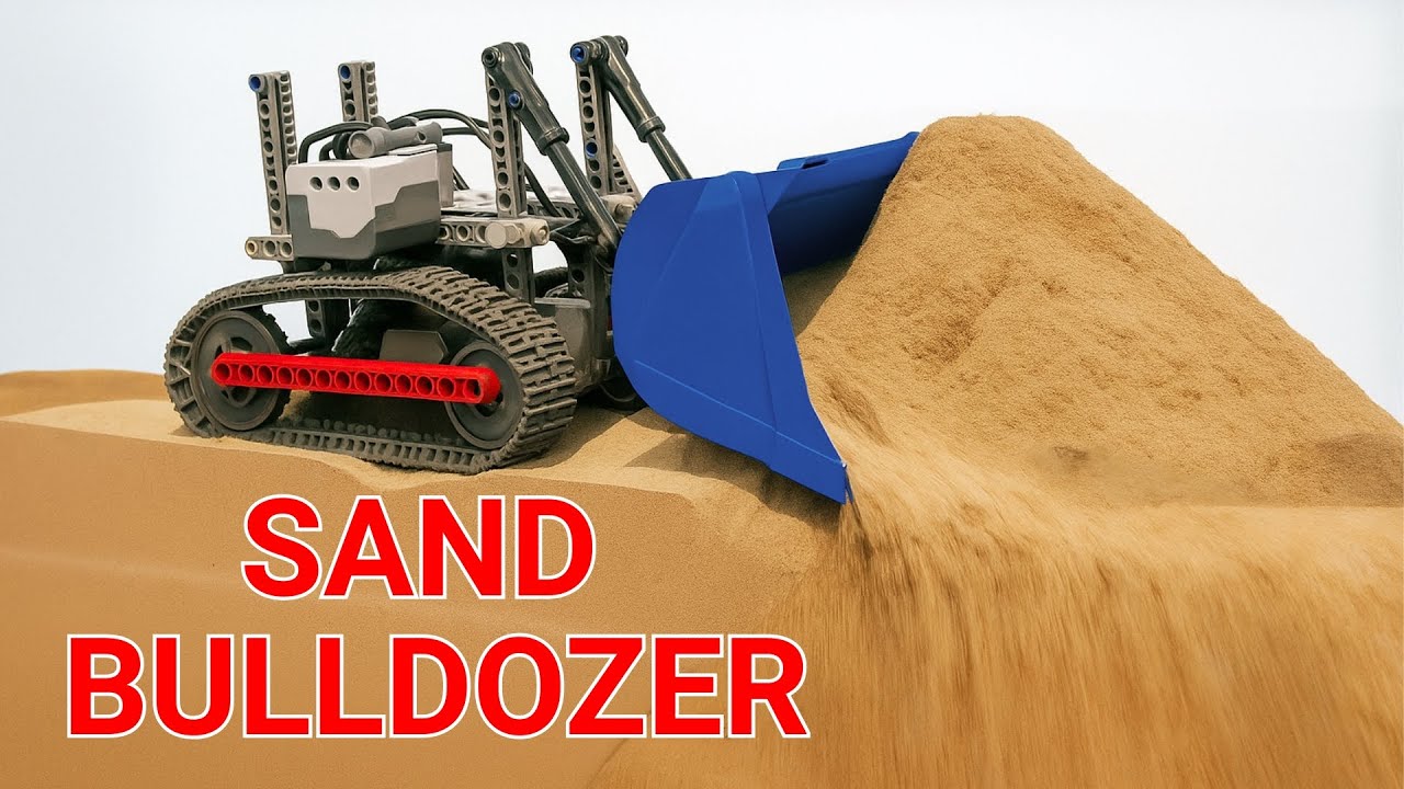 LEGO Bulldozer vs Massive Sand Dune &ndash; Who Wins? | Brick Sound