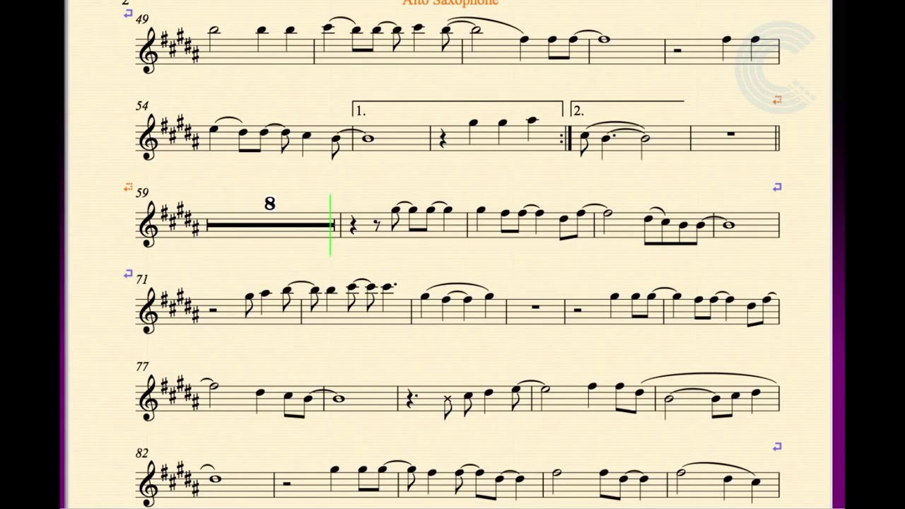 Wake Me Up  Avicii  Alto Saxophone Sheet Music, Chords, and Vocals