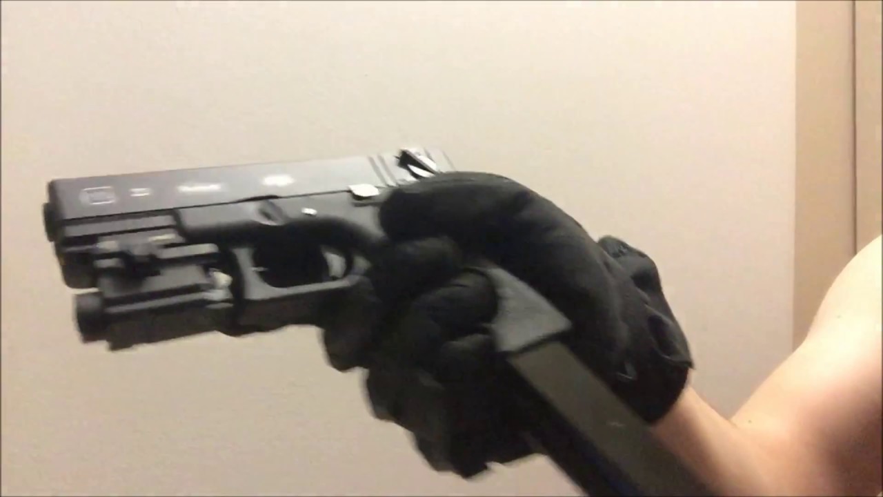 WE G23 Airsoft Shooting Demo! Full Auto Glock