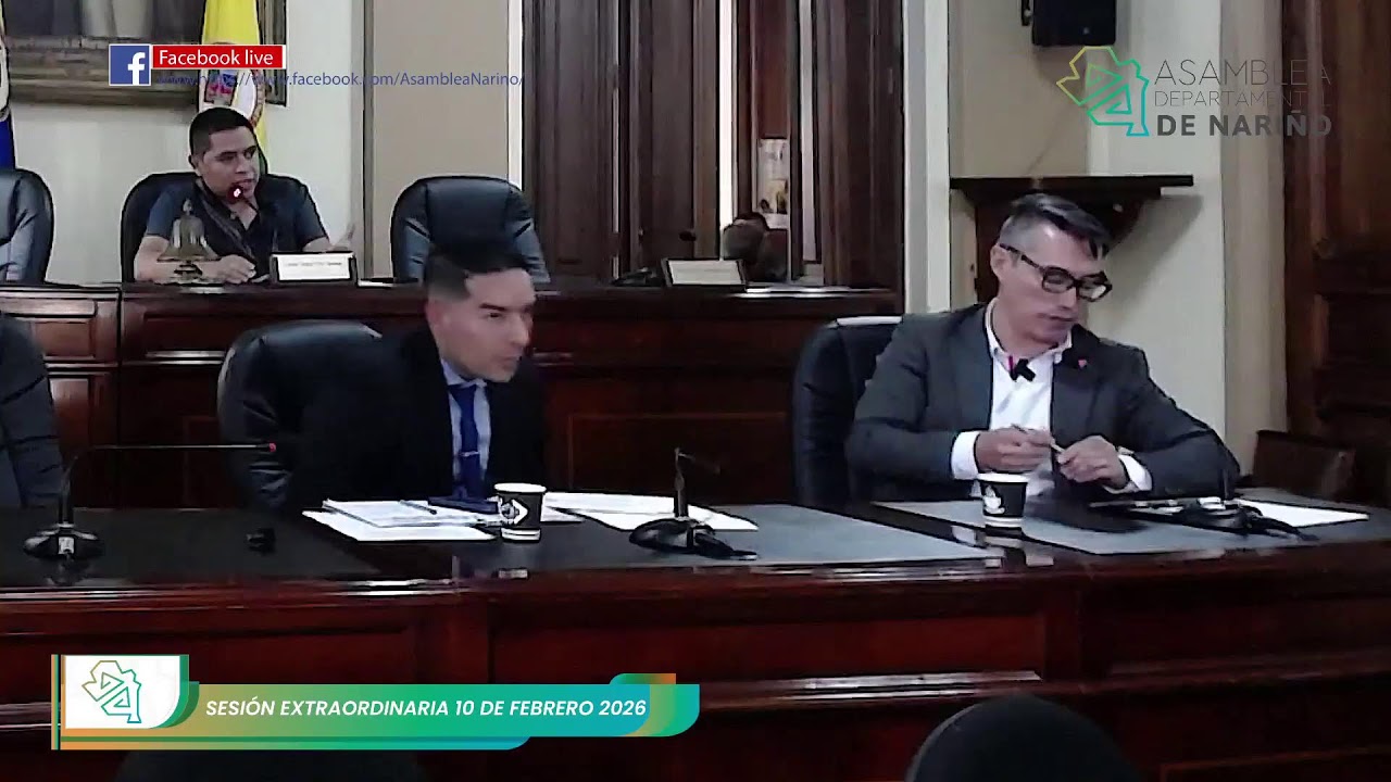 Emisión en directo de Asamblea Departamental de Nariño  10 FEBRERO  2026
