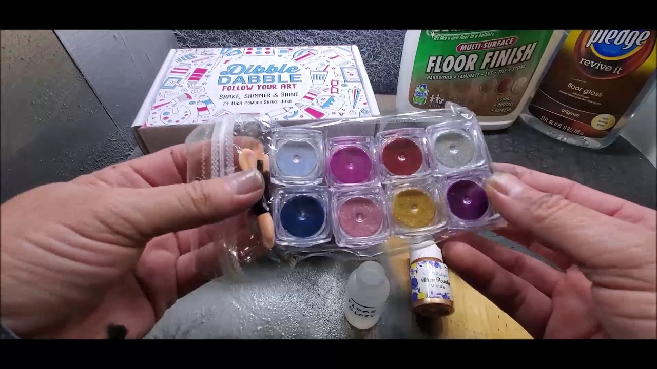 Air Brushing With Mica Powder