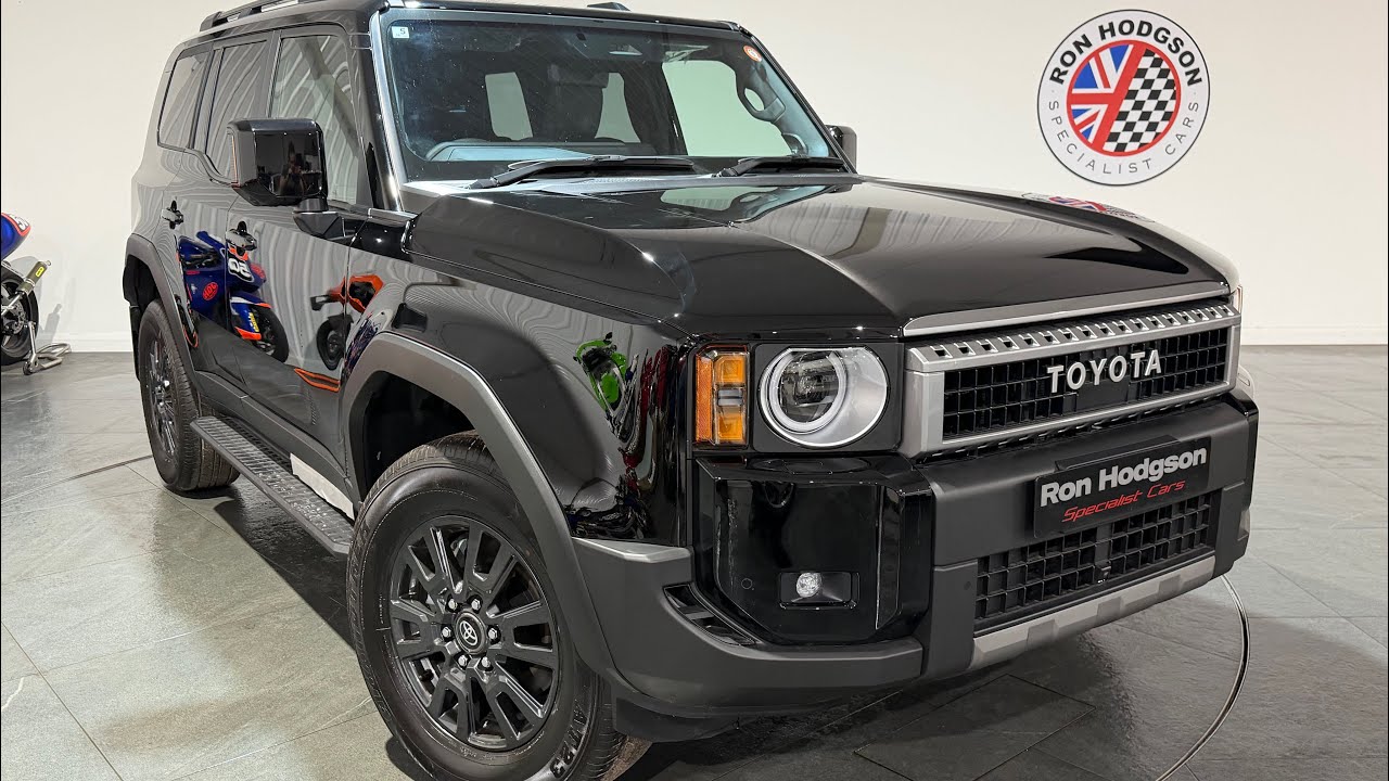 2025 Toyota Land Cruiser 250 VX 2.8D in Black For Sale at Ron Hodgson Specialist Cars