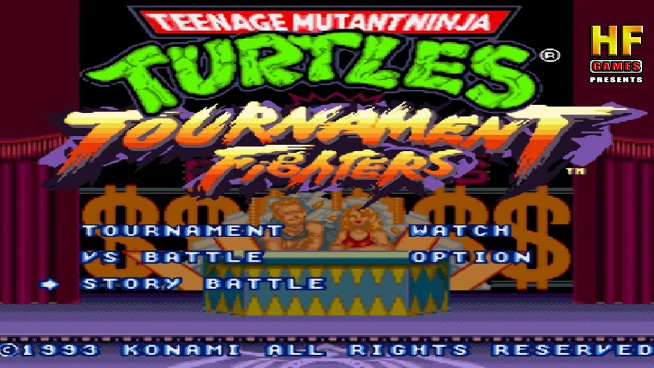 TMNT: Tournament Fighters - Story Battle Mode. Game Level 7. SNES [No Death Walkthrough] - Super NES