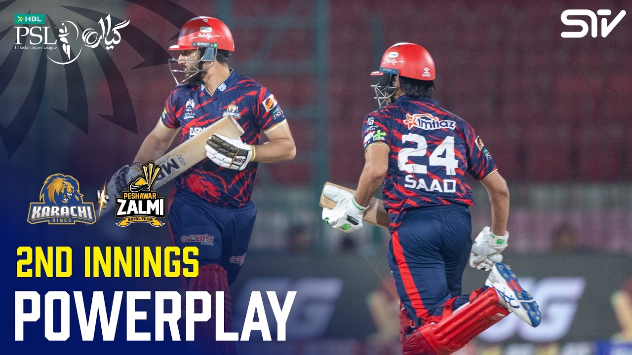 2nd Innings Powerplay | Karachi Kings vs Peshawar Zalmi | Urdu | Match 17 | HBL PSL 11 | MZB1U