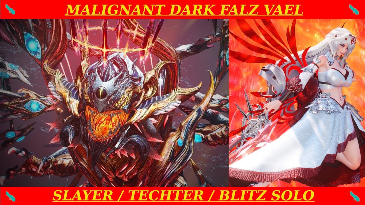 [PSO2: NGS] Malignant Dark Falz Vael - Sl / Te / Blitz Solo