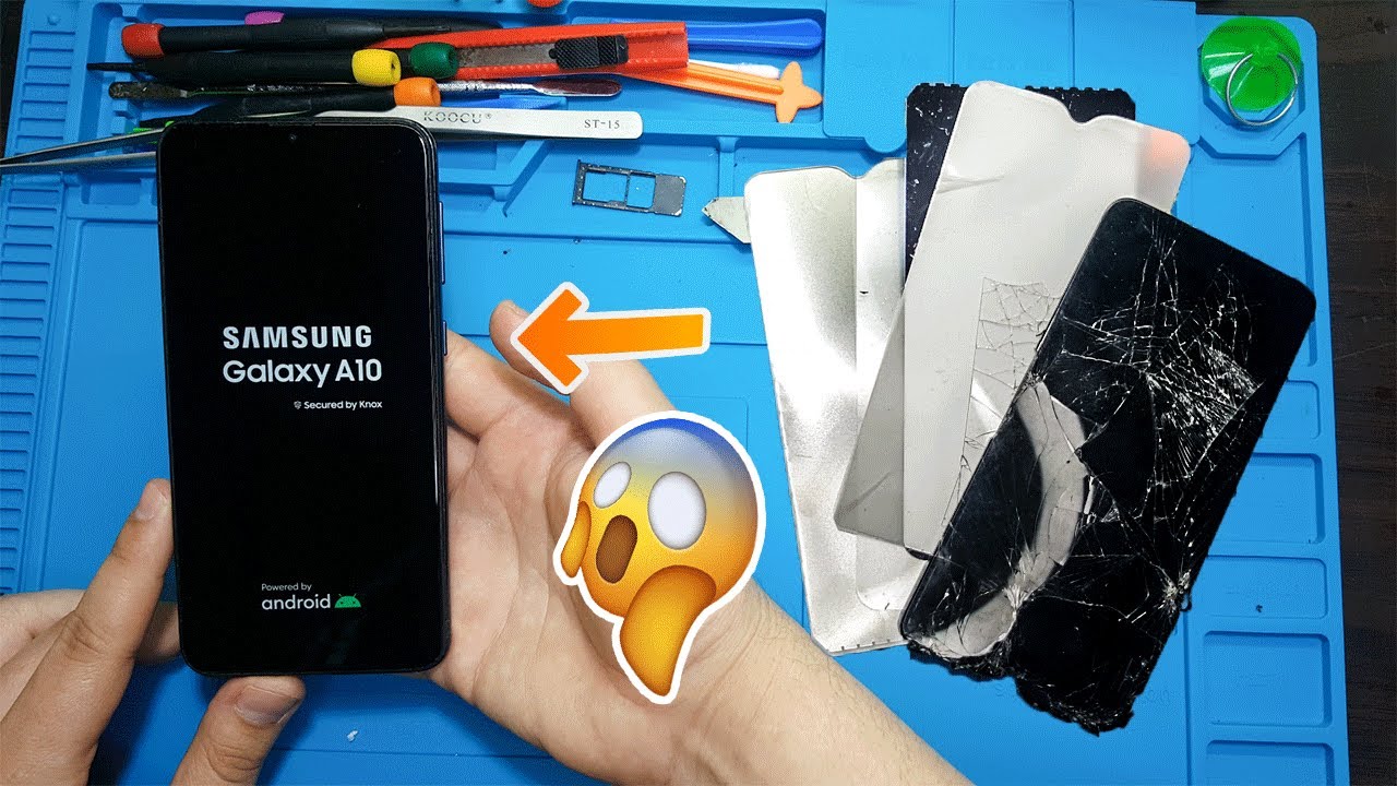 Restoration Samsung Galaxy A10 -Destroyed Phone Crashed By Car