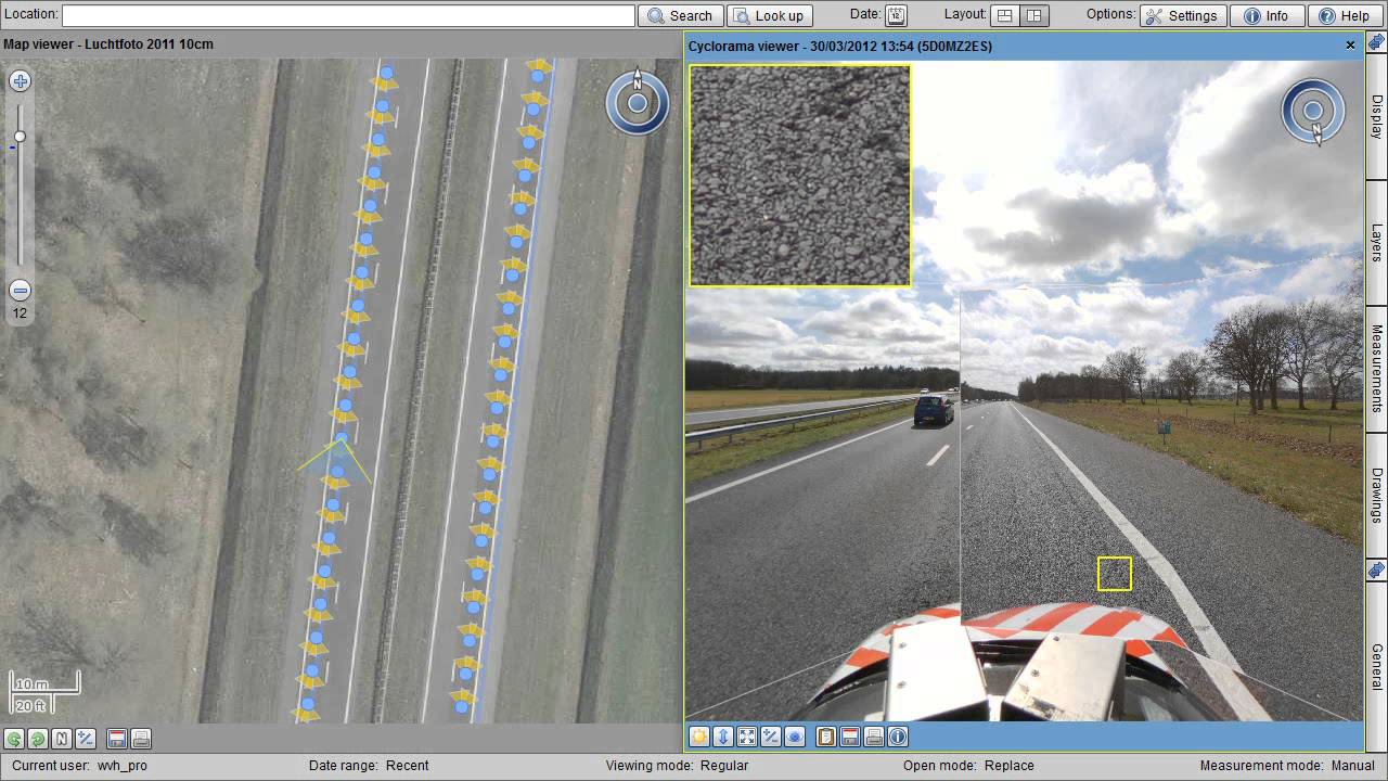 Road surface inspection