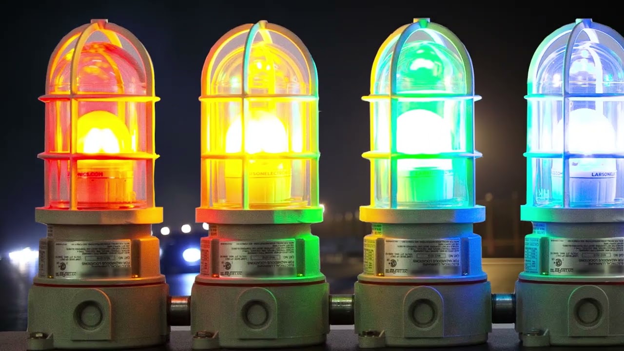 Industrial LED & UVC Lighting for Refineries, Traffic Safety, Work Areas