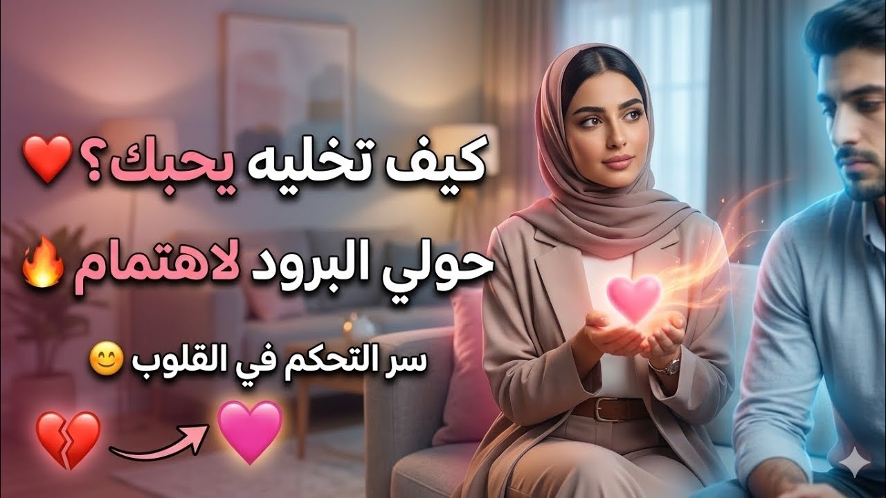 كيف نخلي راجل بحبني؟،كيف نتحكم في مشاعر و أحاسيس الطرف الآخر و نخليه مهتم فيني رغم البرود 💔🥹