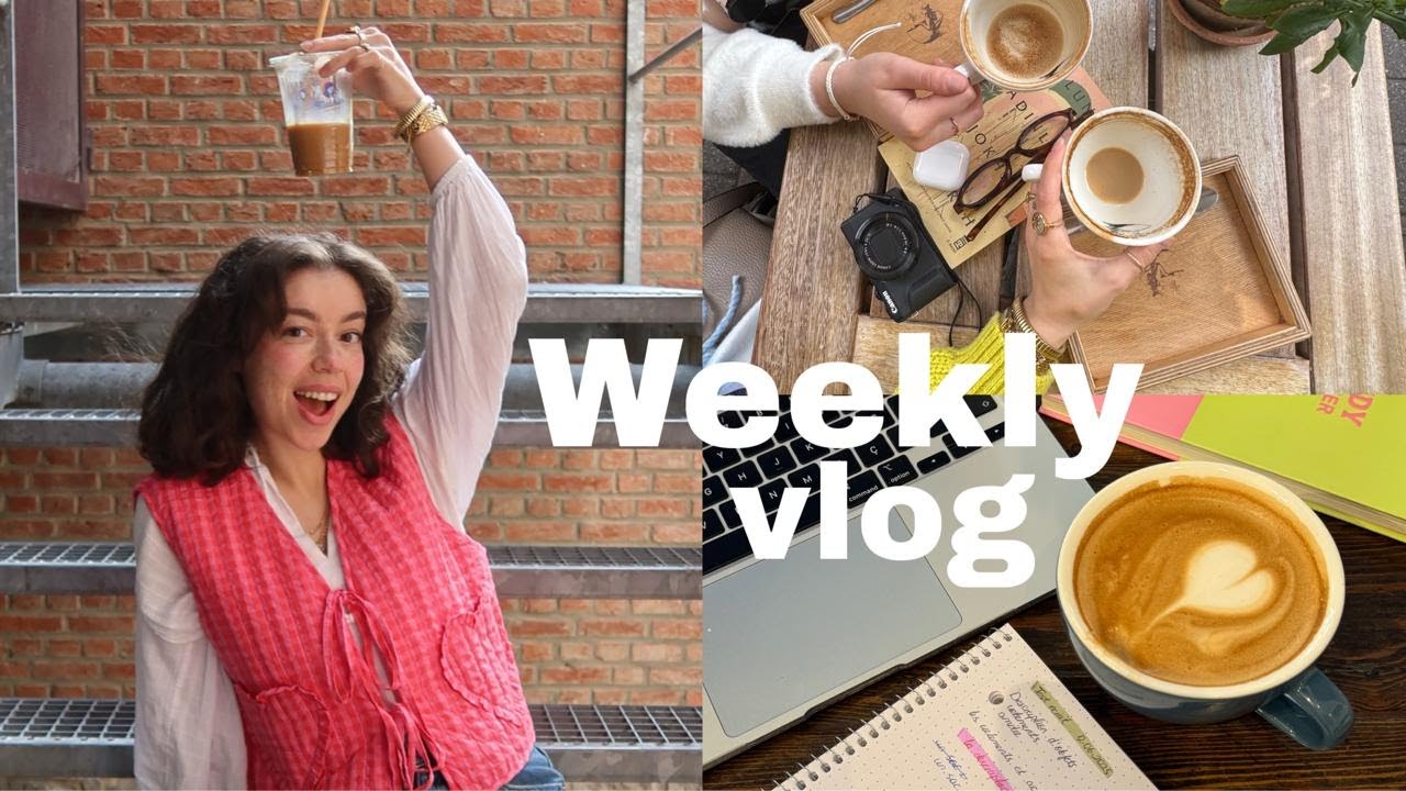 WEEKLY VLOG 👩🏻‍💻📚☕️ I son sınavlar, kütüphane günlükleri, dedikodu molası, buluşmalar ve renkli anlr