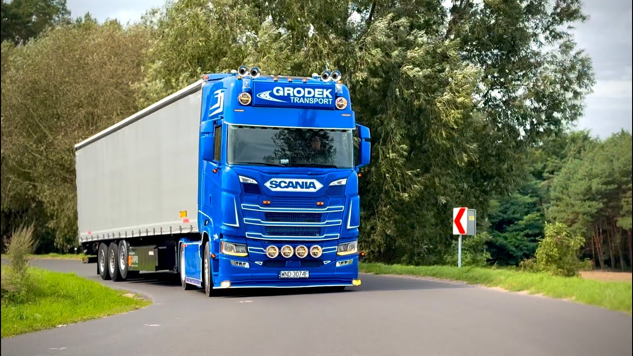 Przygotowanie instalacji elektrycznej w nowej Scanii S dla firmy Grodek Transport 