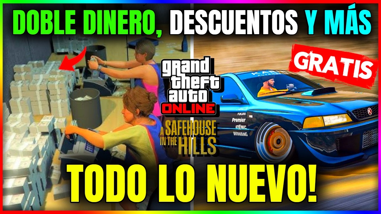 NUEVA ACTUALIZACION GTA5 ONLINE TODO LO NUEVO! DINERO X2, NEGOCIOS, DESCUENTOS Y MUCHO MÁS!