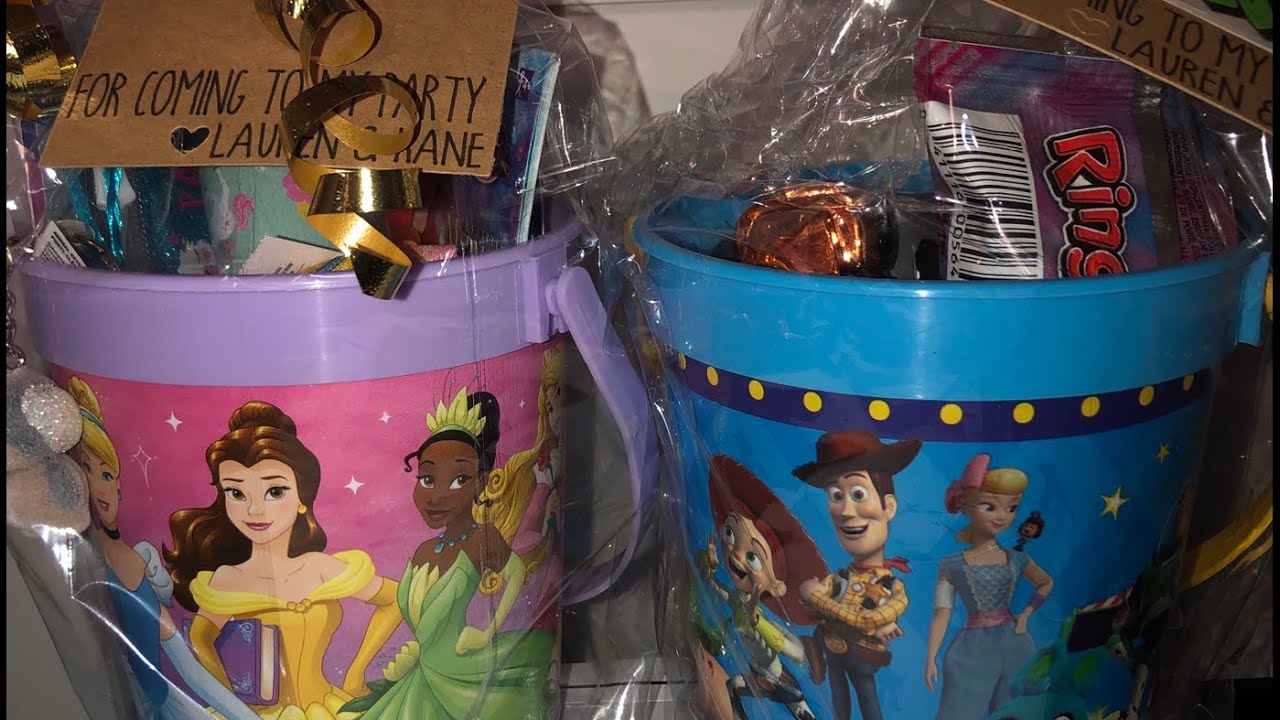 Princess loot bags | Toy Story loot bags | Party Favors