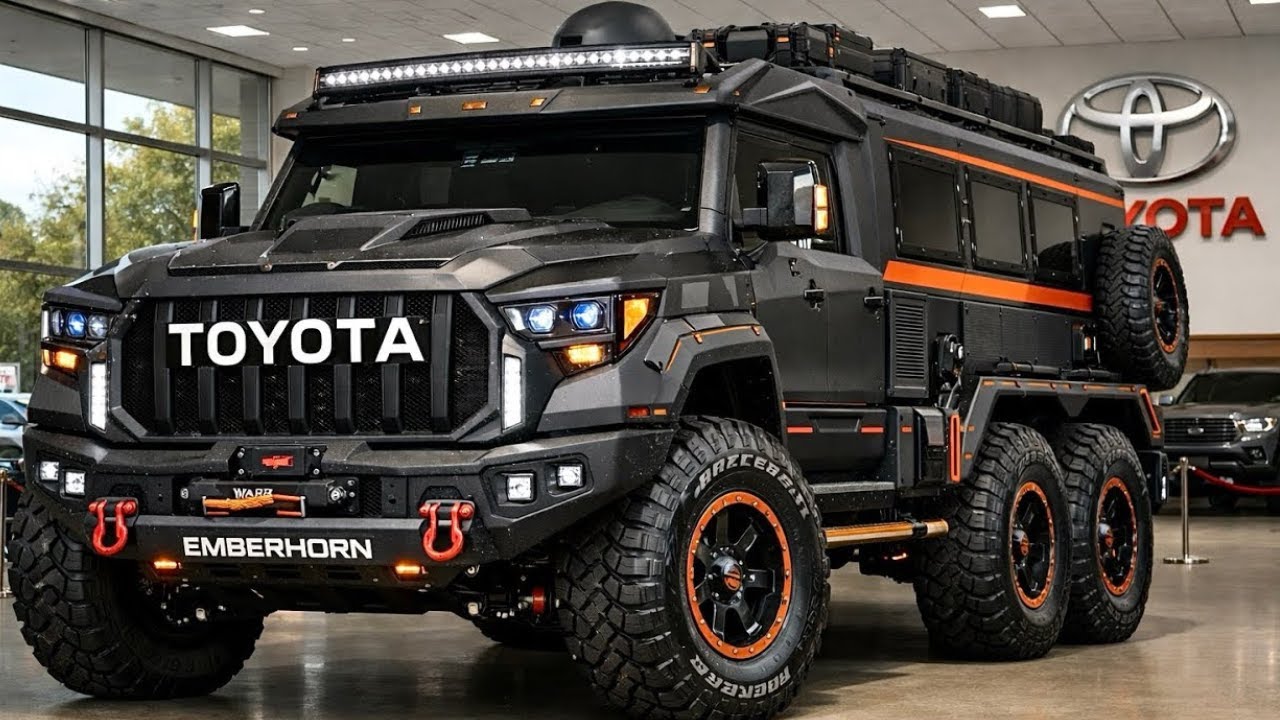 2026 Toyota 6x6 EMBERHORN 😱 The CRAZIEST Adventure Motorhome Ever Built | Power Lux