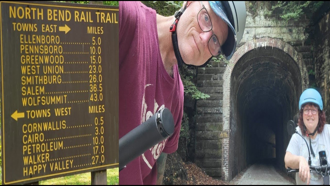 North Bend Rail Trail/ebike/west virginia #heybike