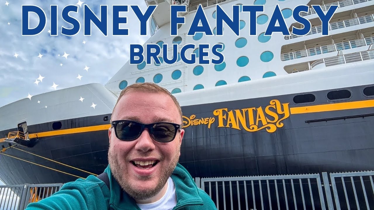 Disney Cruise Line Vlog | Disney Fantasy | Bruges & Day at sea 🇧🇪 | Northern Europe | Pt2 |  Sept 25