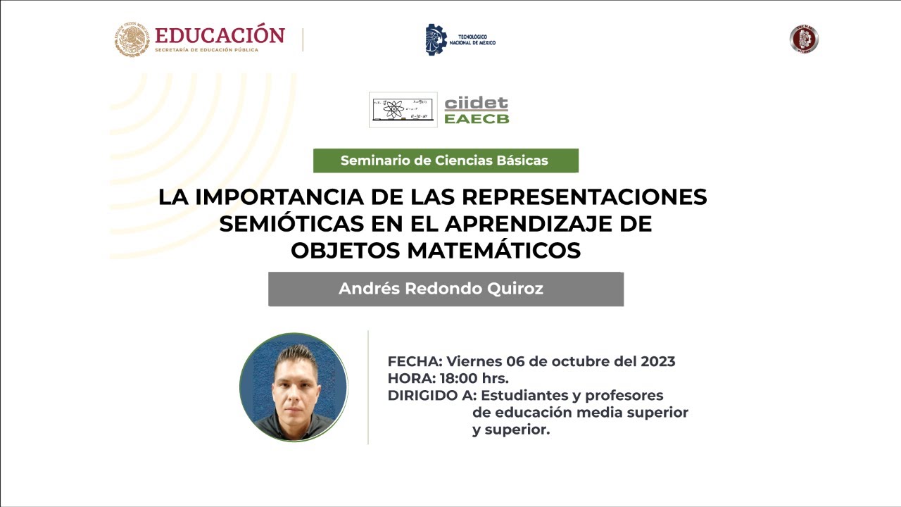 La importancia de las representaciones semióticas en el aprendizaje de objetos matemáticos