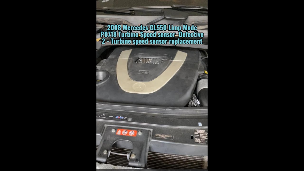 Mercedes 722.9 7G-TRONIC Transmission conductor plate turbine speed sensor replacement