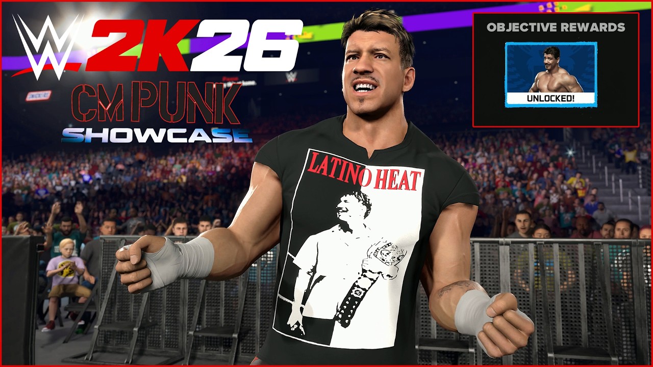 WWE 2K26 CM Punk Showcase Bringing The Heat CM Punk vs Eddie Guerrero