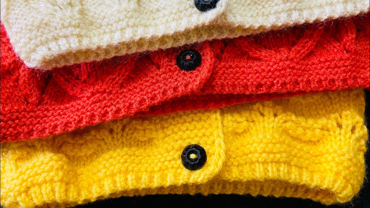 Very beautiful and easy cast on method | आसान बॉर्डर डिज़ाइन ✅ । border knitting pattern 🌺